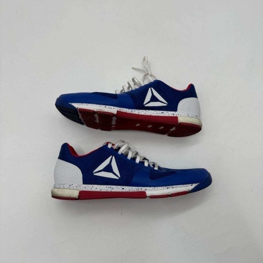 Reebok Navy and White Athletic Shoes CrossFit no box size 9